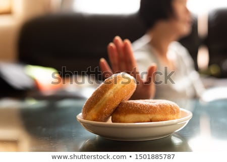 Сток-фото: Woman Refusing Unhealthy Food