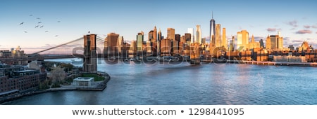 Foto d'archivio: Brooklyn Bridge Towards Midtown Manhattan