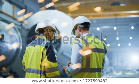 Stockfoto: Power Plant On Tablet Computer