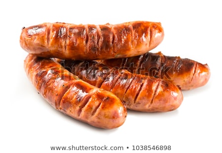 Stok fotoğraf: Isolated Barbecue Chorizo