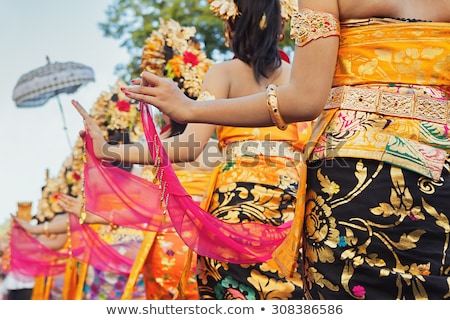 Stock fotó: Female Dancer Dancing Traditional Dances