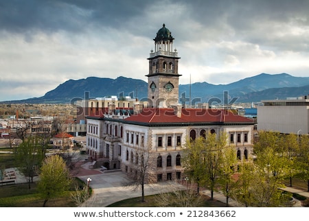 Foto stock: Pioneers Museum In Colorado Springs Colorado