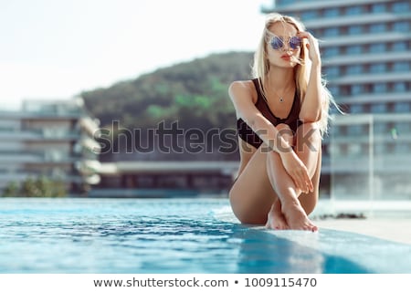 Foto stock: Beautiful Girl In Bikini