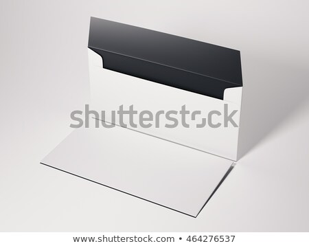 Foto d'archivio: Two Envelopes In Bright Studio 3d Rendering