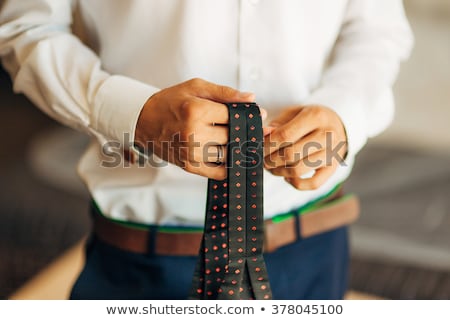 Stok fotoğraf: Man Tied Up With A Necktie