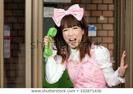 Foto d'archivio: Stressed Japanese Lolita