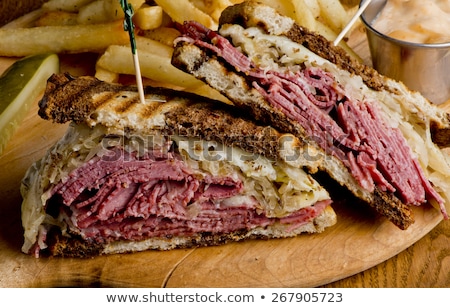 Foto stock: ándwich · Reuben