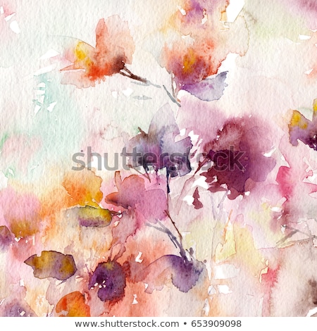 Foto stock: Autumn Abstract Floral Background