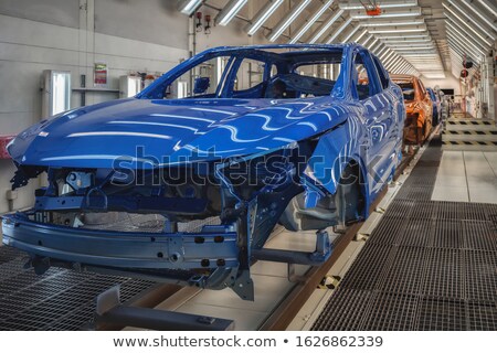 Foto stock: Finishing Line Conveyor