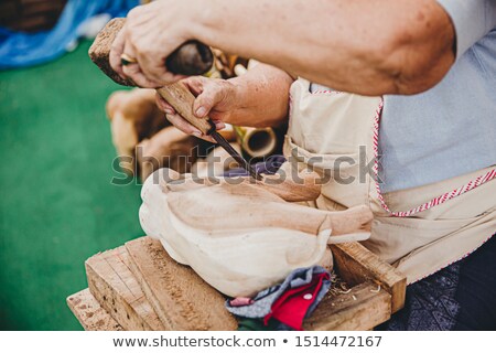 Сток-фото: Skilful Carver