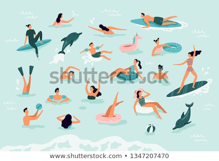 Foto stock: Swimming Person