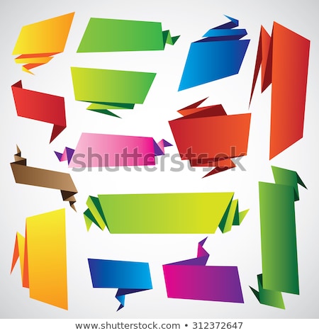 Сток-фото: Green Banners And Labelsweb Stickers Tags Banners And Labels Flat Design Of Web Stickers Tags B