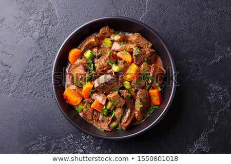 Stok fotoğraf: Beef Stew In Bowls