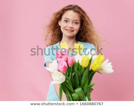 Stock photo: Boy And Girl Running Holding Basket