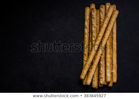 Zdjęcia stock: Italian Grissini Bread Sticks With Sesame And Rosemary Herb On B