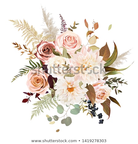 Stock photo: Wedding Bunch Of Cream Roses