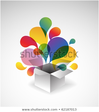 [[stock_photo]]: Abstract Exploding Magic Box