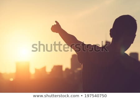 Stock photo: Armed Man Aiming