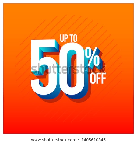 Stok fotoğraf: 50 Percent Discount