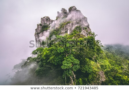 Stock photo: Spring Landscape View From Mountain Pass