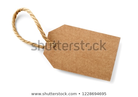 Stock fotó: Label With Rope