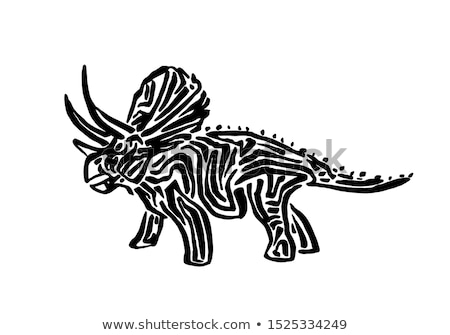 Foto stock: Ancient Extinct Dinosaur