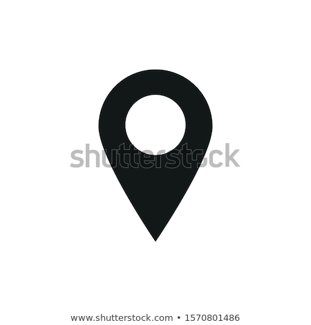 Foto stock: Location Icon Simple Illustration