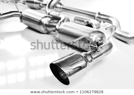 Сток-фото: Stainless Steel Exhaust Pipes