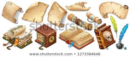 Stock photo: Game How To Roll The Paper