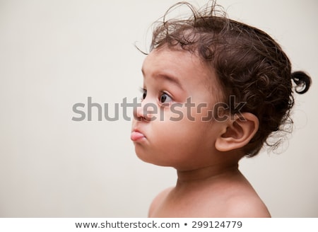 Stock fotó: Indian Baby Looking And Thinking