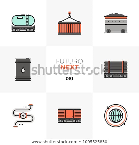 Stockfoto: Railway Cistern Line Icon