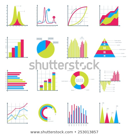 ストックフォト: An Infochart Showing A Statistic