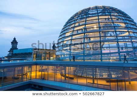 Stok fotoğraf: Reichstag Building Deutscher Bundestag In Berlin Germany