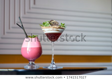 Stockfoto: Pomegranate Coffee Latte