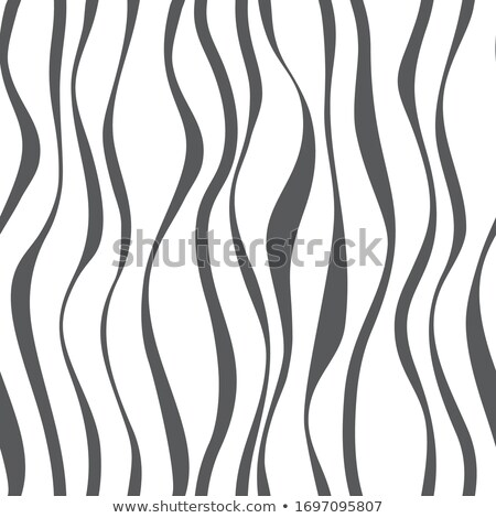 Imagine de stoc: Wavy Seamless Striped Vertical Pattern Vector Curly Endless Background Creative Geometric Curve Te