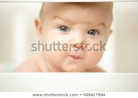 Stockfoto: Baby Boy Making Faces