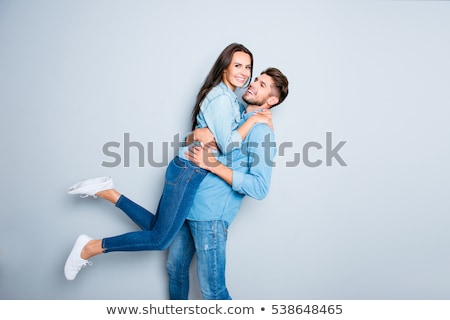 ストックフォト: Couple In Jeans