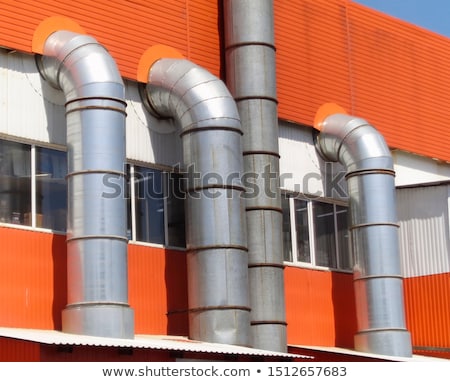 Zdjęcia stock: Air Duct Pipes