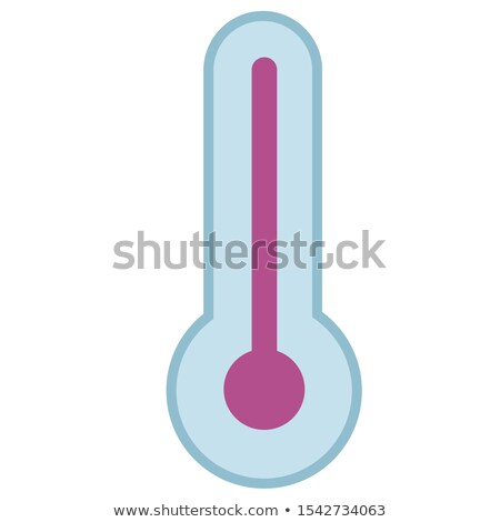 Zdjęcia stock: Flat Minimalist Template Business Design Thermometers