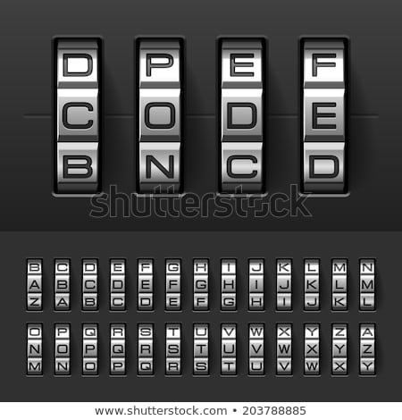 Foto stock: Combination Lock