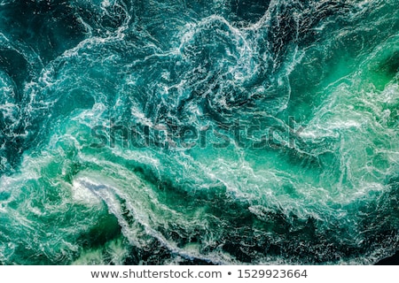 Stockfoto: Blue Abstract Foam Pattern