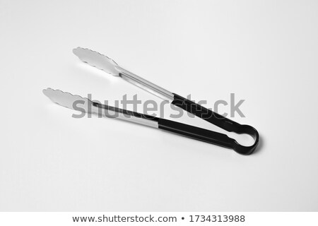 Stockfoto: Steel Serving Tongs