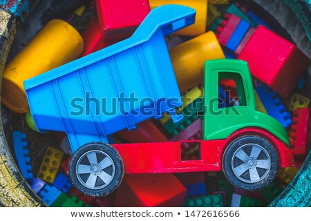 ストックフォト: Many Cars Toys Outside Many Colors