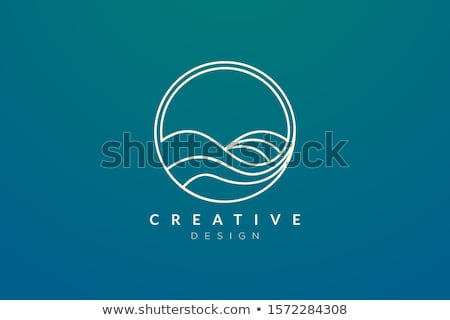 Stok fotoğraf: Water Wave Logo Template