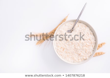 Foto d'archivio: Plate Of Oatmeal Porridge