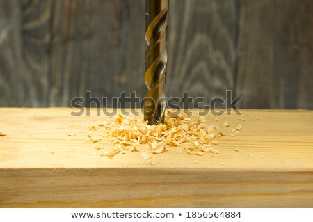 Foto stock: Weathered Wood With Screw Holes