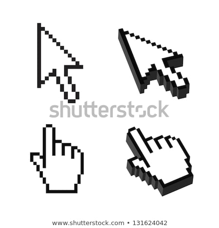 Foto stock: 3d Illustration Computer Mouse And Cursor