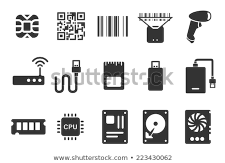 Stockfoto: Hard Drive With Card Reader