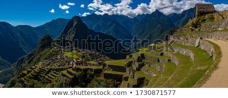 Foto stock: Inca Ruins - Peru South America