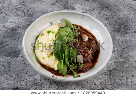 Stockfoto: Raw Meat Delicious Veal Beef Cheeks